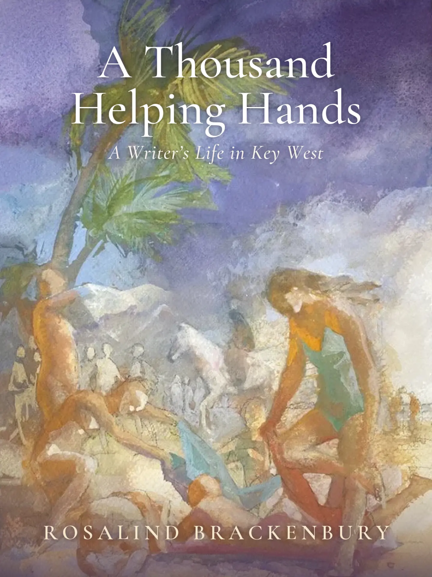 Work-in-progress cover of A Thousand Helping Hands by Rosalind Brackenbury